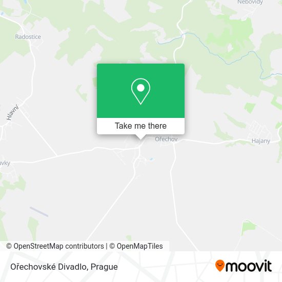 Ořechovské Divadlo map