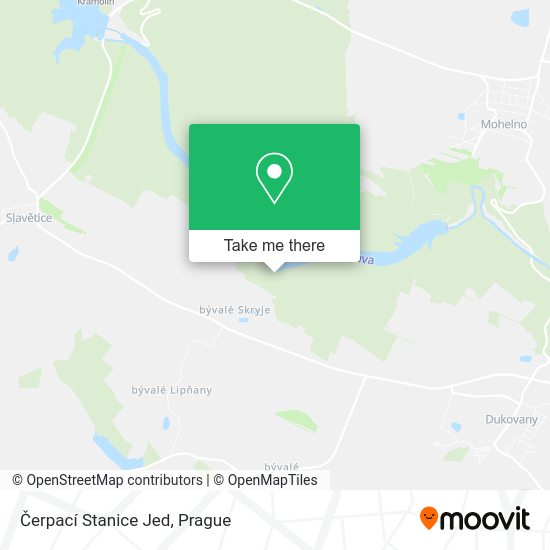 Карта Čerpací Stanice Jed