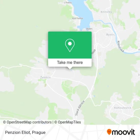 Карта Penzion Eliot
