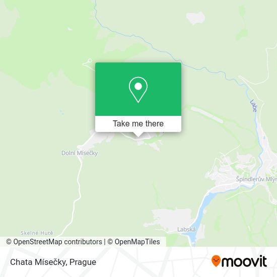 Chata Mísečky map