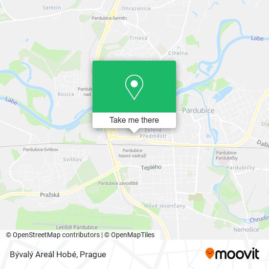 Bývalý Areál Hobé map