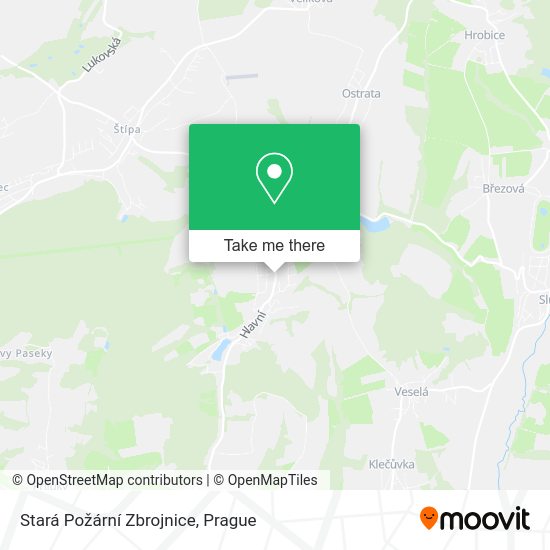 Stará Požární Zbrojnice map