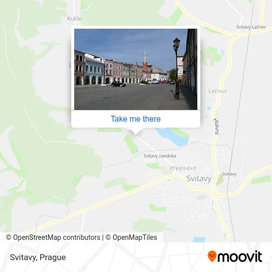 Карта Svitavy