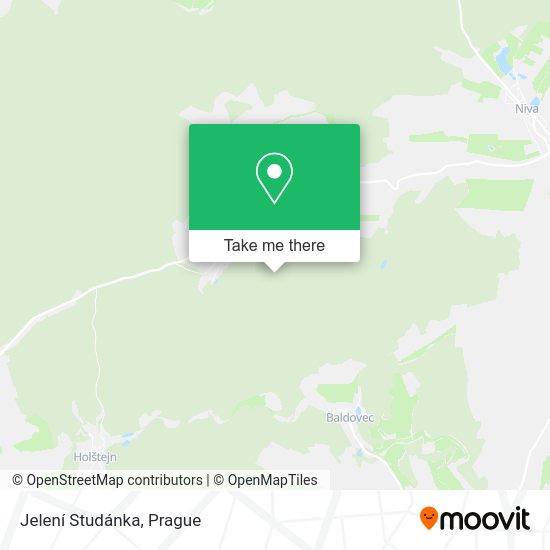 Jelení Studánka map