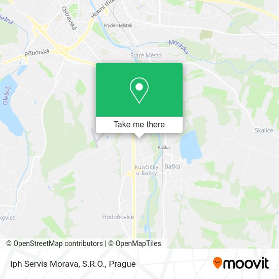 Карта Iph Servis Morava, S.R.O.