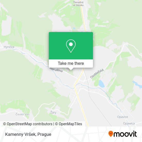 Карта Kamenny Vršek