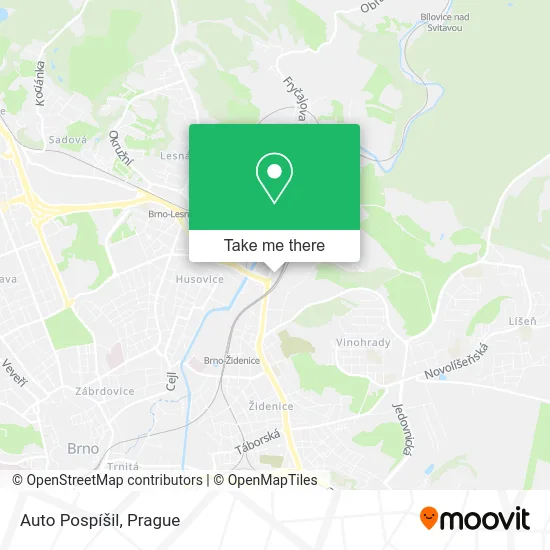 Карта Auto Pospíšil