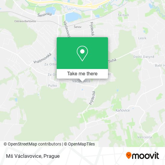Mš Václavovice map