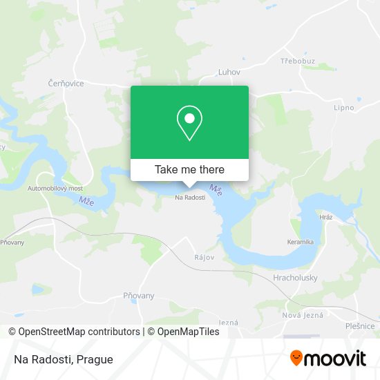 Na Radosti map