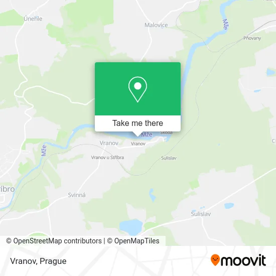 Карта Vranov