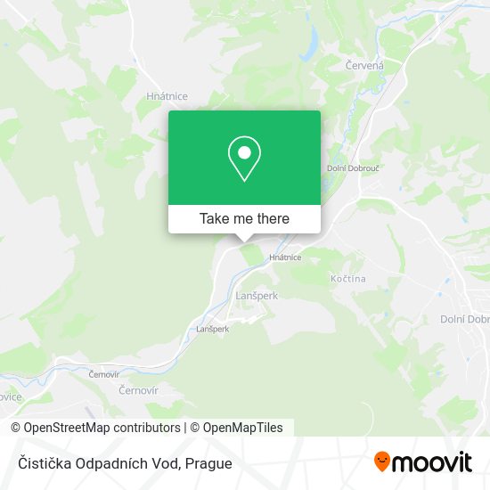 Čistička Odpadních Vod map