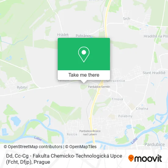 Карта Dd, Cc-Cg - Fakulta Chemicko-Technologická Upce (Fcht, Dfjp)