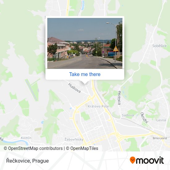Карта Řečkovice