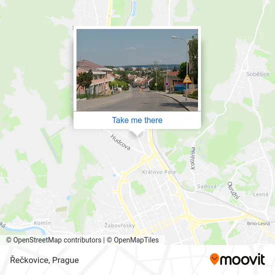 Карта Řečkovice