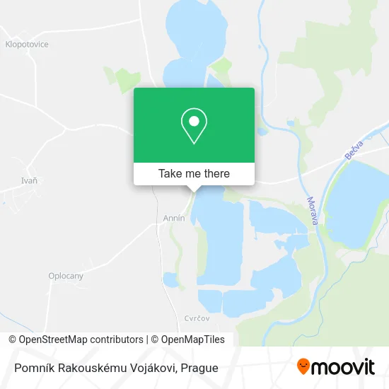 Карта Pomník Rakouskému Vojákovi