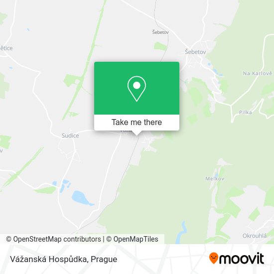 Vážanská Hospůdka map