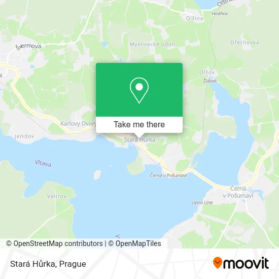 Stará Hůrka map