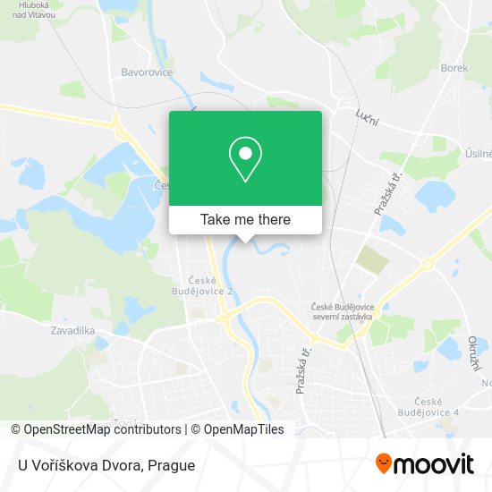 U Voříškova Dvora map