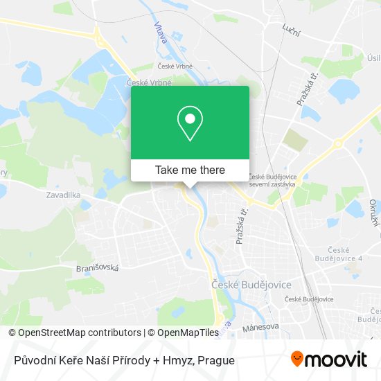 Původní Keře Naší Přírody + Hmyz map