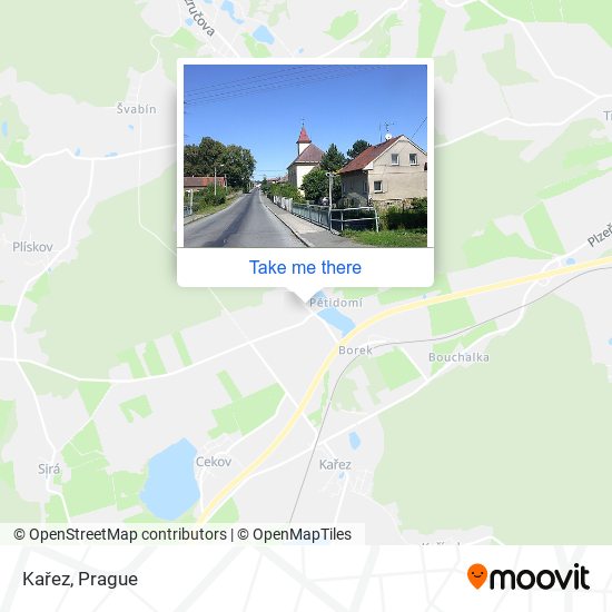 Kařez map