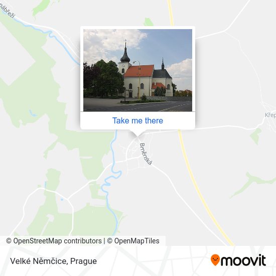 Velké Němčice map