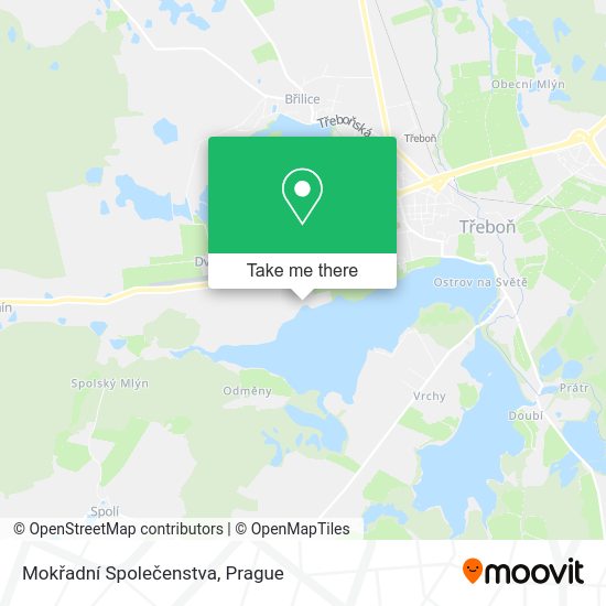 Mokřadní Společenstva map