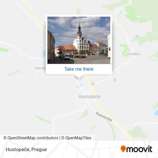 Карта Hustopeče