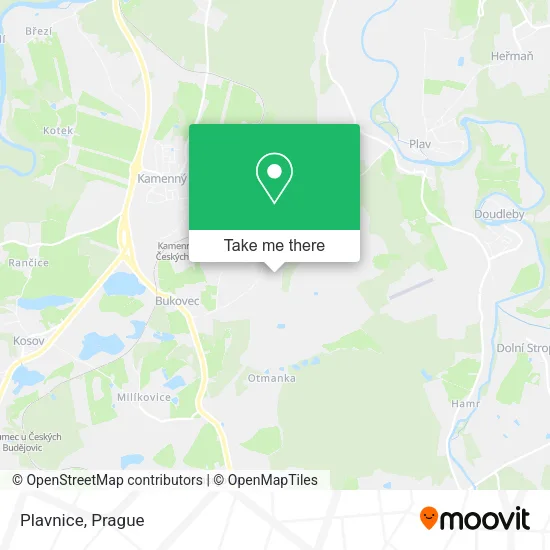 Карта Plavnice