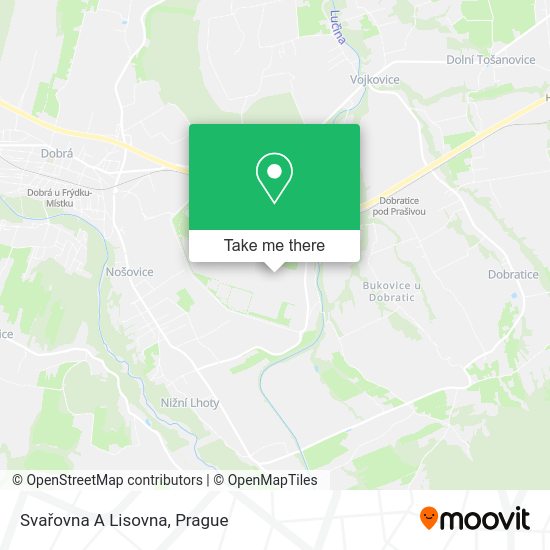 Svařovna A Lisovna map