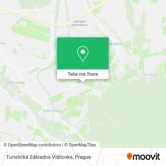 Карта Turistická Základna Višňovka