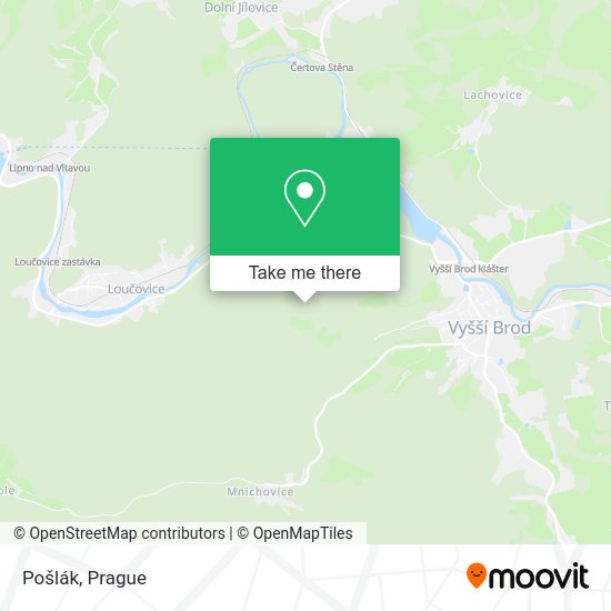Карта Pošlák