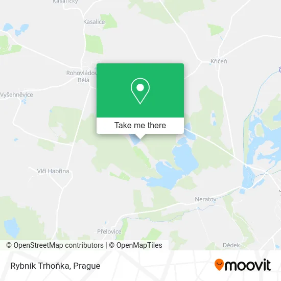 Карта Rybník Trhoňka