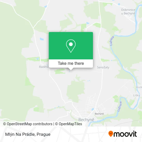 Карта Mlýn Na Prádle