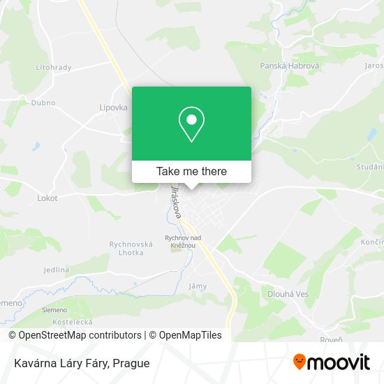 Kavárna Láry Fáry map