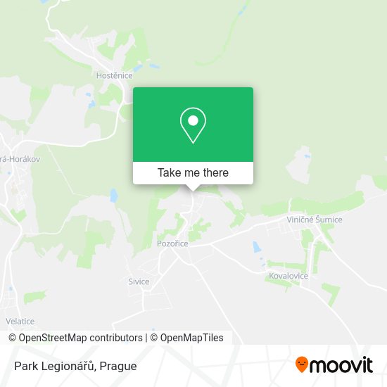 Park Legionářů map