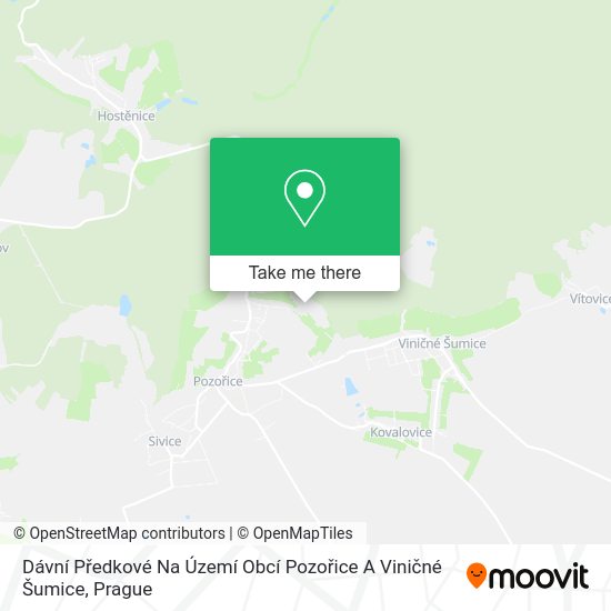 Dávní Předkové Na Území Obcí Pozořice A Viničné Šumice map