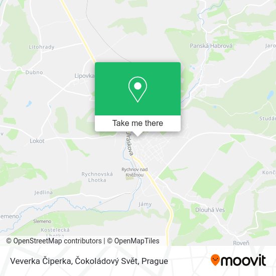Veverka Čiperka, Čokoládový Svět map