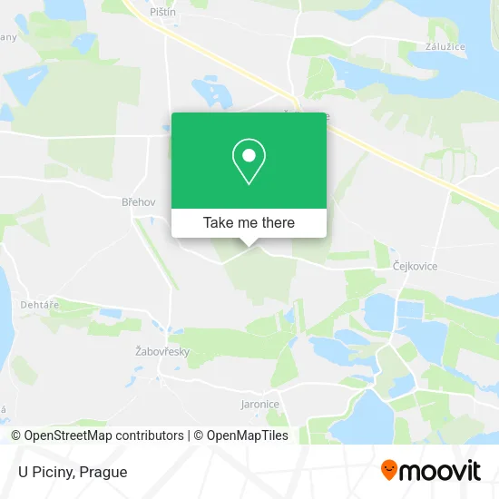 Карта U Piciny