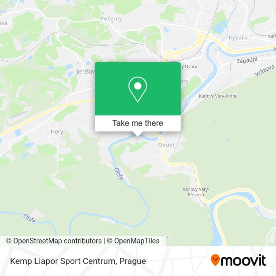 Kemp Liapor Sport Centrum map