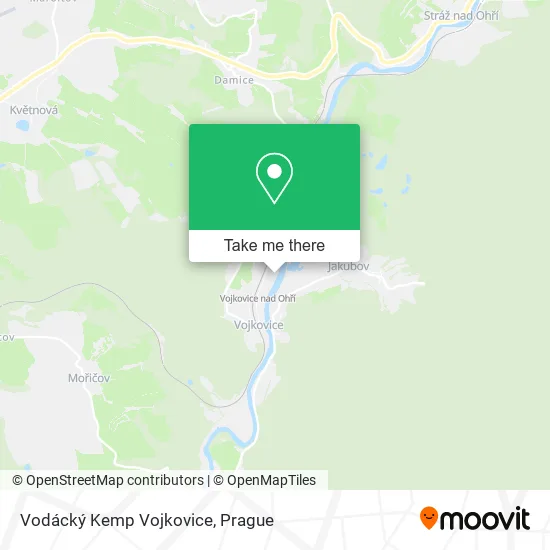 Карта Vodácký Kemp Vojkovice