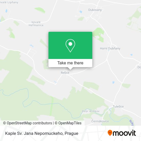 Kaple Sv. Jana Nepomuckeho map