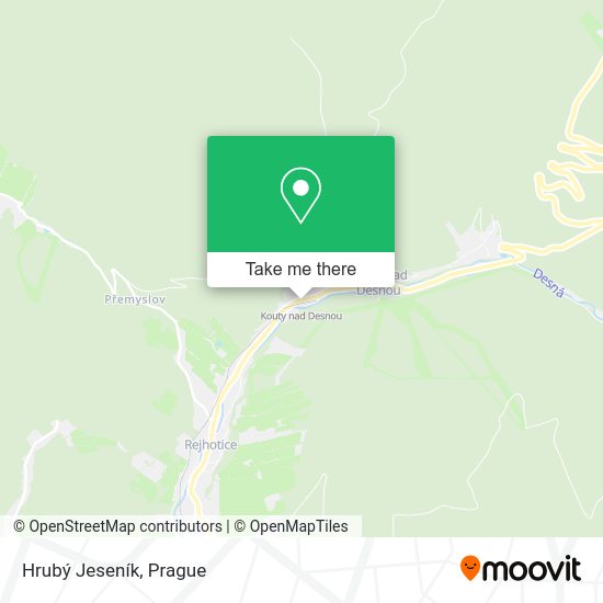 Hrubý Jeseník map