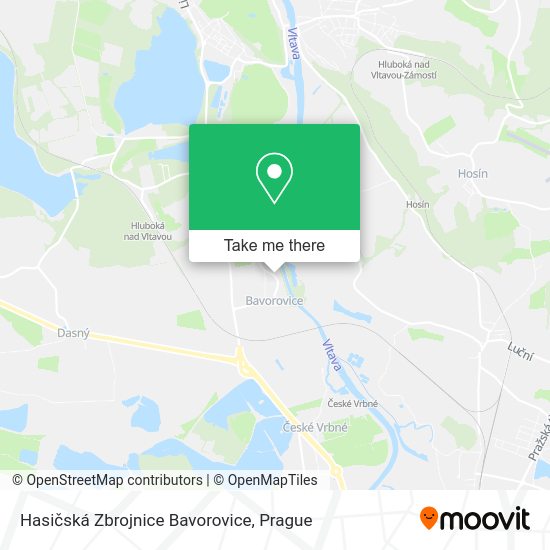 Hasičská Zbrojnice Bavorovice map