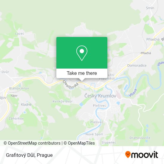 Grafitový Důl map