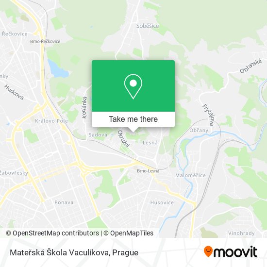 Mateřská Škola Vaculíkova map