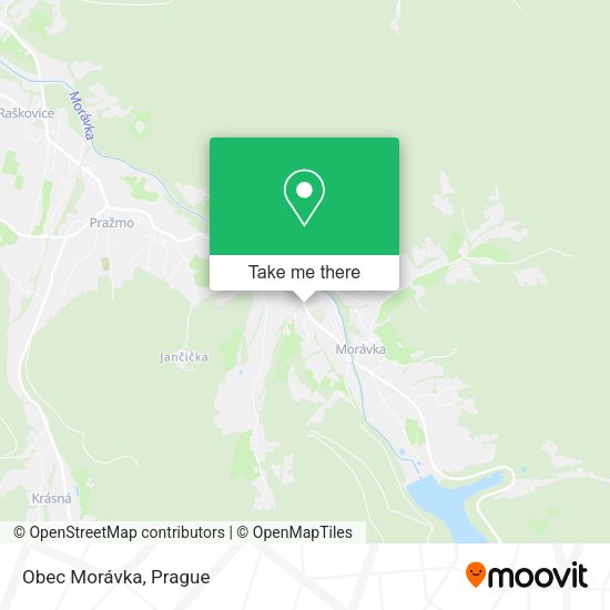 Карта Obec Morávka