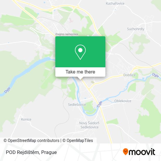 POD Rejdištěm map