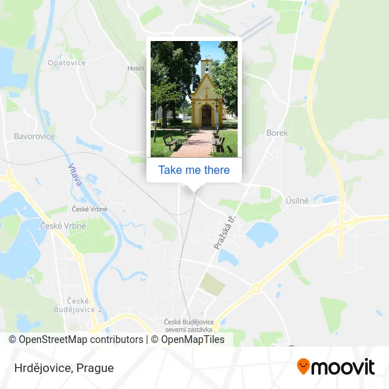 Карта Hrdějovice