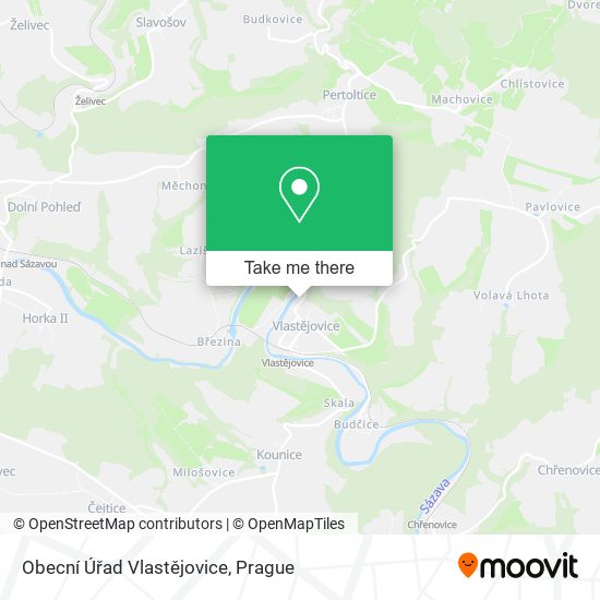Obecní Úřad Vlastějovice map