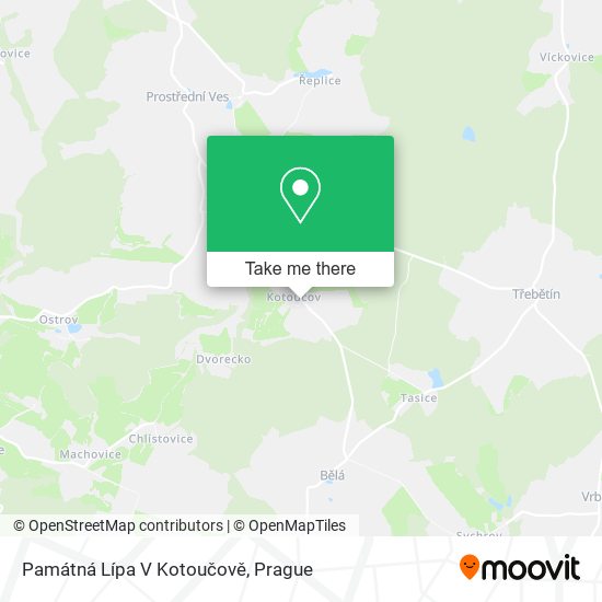 Památná Lípa V Kotoučově map